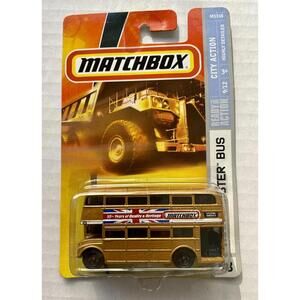 Matchbox 2007 Routemaster Bus #53 City Action Gold 1:64 #9/12